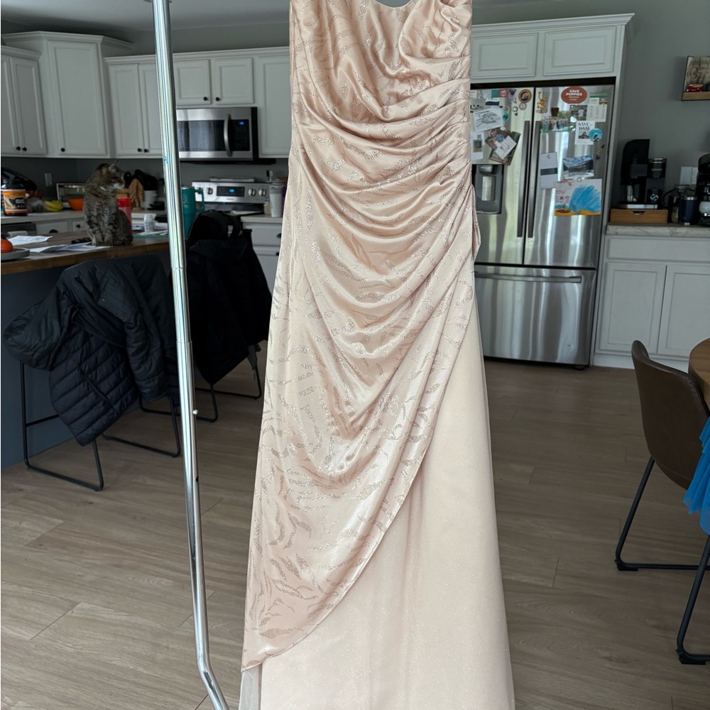 Elegant Chanpagne Evening Gown